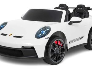 Mașinuță electrică pentru copii Porsche, design sportiv și siguranță garantată.