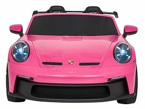 Pink toy car, realistic design, perfect for children's play, from Casuta Jucariilor.