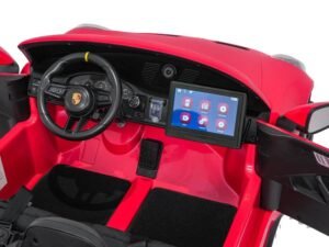 Sensorică de jucării, mașinuță electrică pentru copii cu GPS și display inteligent.