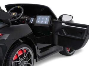 Jucarie stil supercar electric pentru copii, cu design modern și funcții interactive.