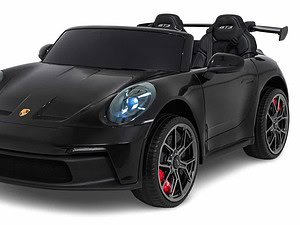 1. Mașină electrică pentru copii Porsche 911 negru, divertisment și siguranță.