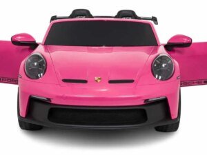 Mașină Porsche de jucărie roz, realistă, pentru copii, motocicleta electrică pentru copii, cadou perfect.