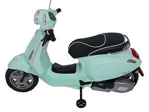 Jucarie scootere electrice pentru copii, culoare mentol, sigura și distractivă, ideală pentru jocuri în aer liber.