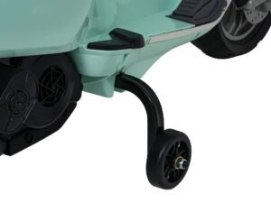 1. Jucarie pentru copii, mașinuță cu roți, design modern, culoare mint.