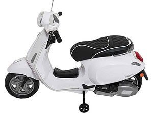 Prikaz de copil electric cu design modern și sigur pentru distracție.