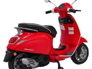 1. Motocicletă electrică pentru copii, model roșu, siguranță și divertisment.