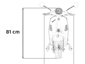 1. Jucarie electrocasnica pentru copii, scuter electric pentru joaca sigură si distractivă.