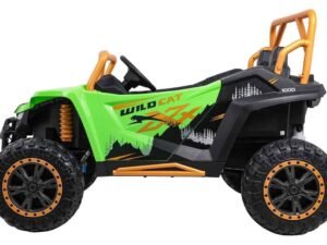 Jucarie electrică pentru copii, mașină off-road cu design Wild Cat, perfectă pentru aventuri în curte.