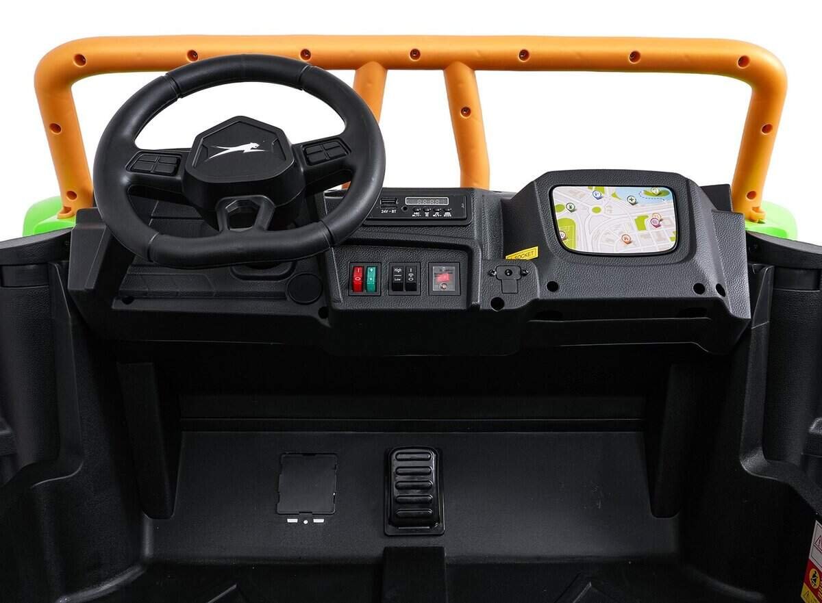 1. Jucarie masina copil cu volan si GPS pentru joaca in aer liber.