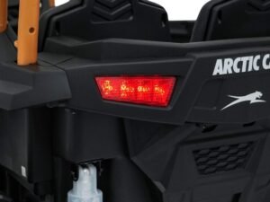 Jucărie electrică pentru copii Arctic Cat, cu lumini și design realist, ideală pentru joacă și aventură în aer liber.