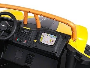 1. Volan și panou de control pentru cărucior de jucării pentru copii.