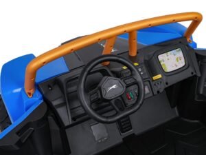 Jucarie mașină electrică pentru copii, design realist, control facil, ideal pentru joaca în curte.