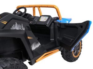 1. Jucarie mașină electrică pentru copii cu design off-road si accesorii colorate.