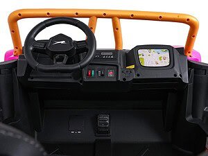 1. Jucarie Casuta pentru copii cu volan si ecran tactil, perfect pentru joaca in aer liber.