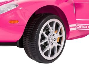 Mașină de jucărie roz sport cu roată detaliată, perfectă pentru fanii de mașini și jucării pentru copii.