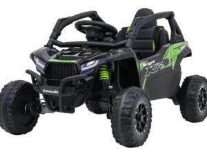Echipament de teren electric pentru copii, model Kawasaki TERYX, sigur și distractiv.