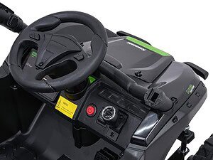 Direcție și panou de control pentru jucării mașină electrică, design realist și sigur.