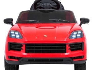 Jucărie mașină electrică pentru copii, model Porsche, roșu, sigilat, pentru joacă în siguranță.