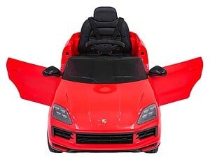 Mașinuță electrică de jucărie pentru copii, sport car design, culoare roșie, pentru joacă outdoor și indoor.