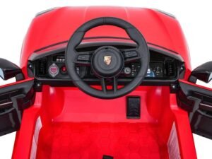 1. Roată de mașină telecomandată Porsche pentru copii, jucărie de înaltă calitate, sigură și distractivă.