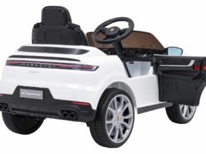Mașinuță electrică pentru copii Porsche Cayenne, jucărie de colecție pentru cei mici.