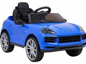 Mașinuță electrică pentru copii, model Porsche, culoare albastru, jucărie pentru copii, cadou perfect.