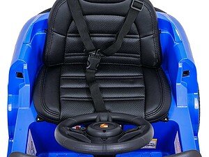 1. Scaun de jucarie pentru copii cu centura de siguranta si volan thematic.