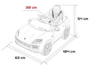 1. Masinuta de jucarie electrică pentru copii, design elegant și sigur pentru joacă.