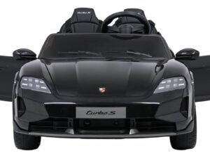 Mașină de jucarie Porsche Turbo S, model electric pentru copii, realist și sigur.