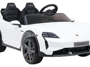 Mașinuță electrică pentru copii Porsche turbină S, replica auto de joacă premium pentru copii.