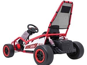 1. Mașinuță electrică pentru copii cu design sport, ideal pentru joacă și aventură.