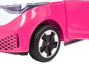 Mașină electrică pentru copii roz, jucărie de exterior, cadou pentru copii, model modern.