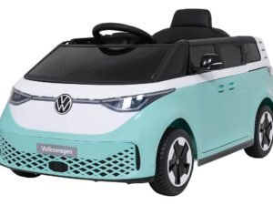 Mașinuță electrică pentru copii Volkswagen, design modern, sigură și distractivă pentru joacă.