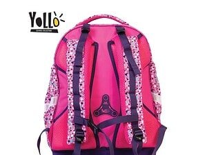 38 cm - YOLLO - Ghiozdan anatomic BUTTERFLY