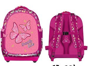 Ghiozdan anatomic BUTTERFLY LOVE