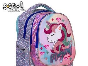 42 cm - S-COOL - Ghiozdan anatomic UNICORN